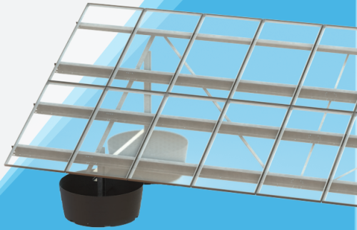 Pour-in-Place Ballasted Ground System